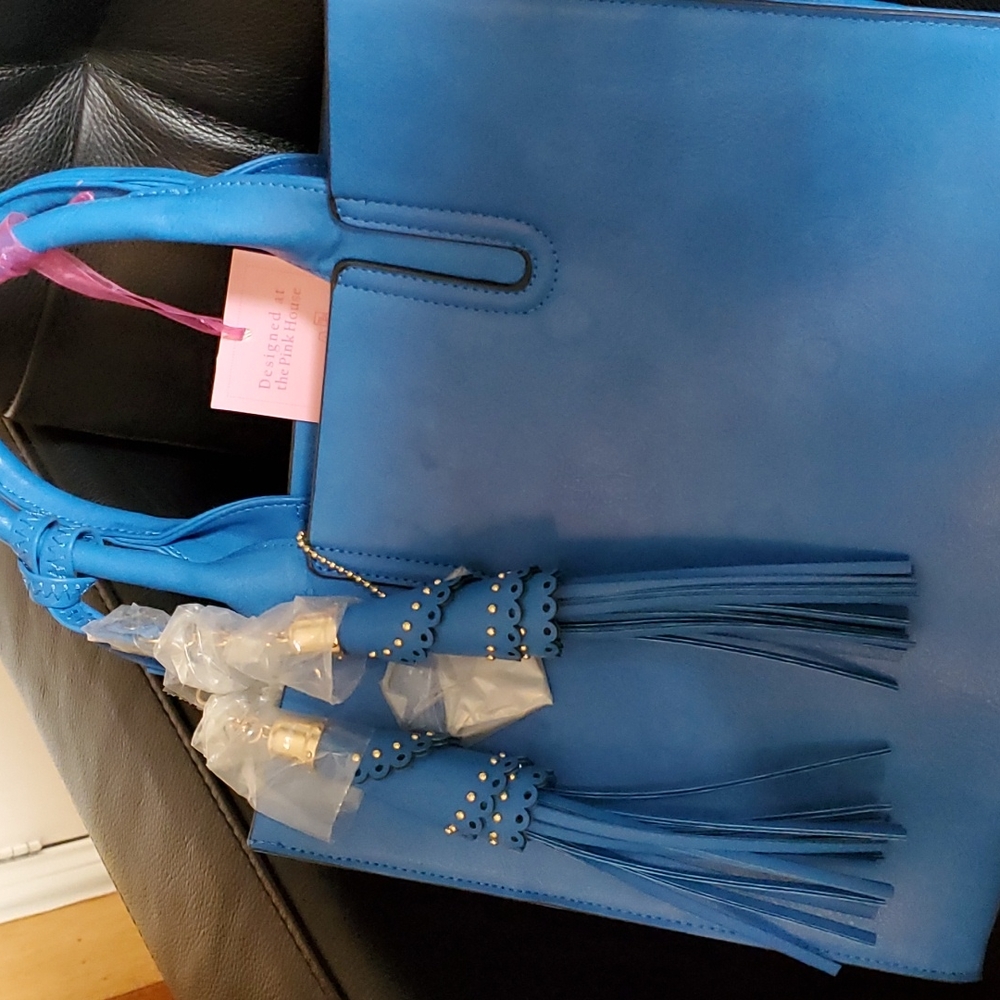 Pinkhouse blue handbag